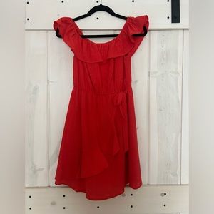 Red Wrap Dress